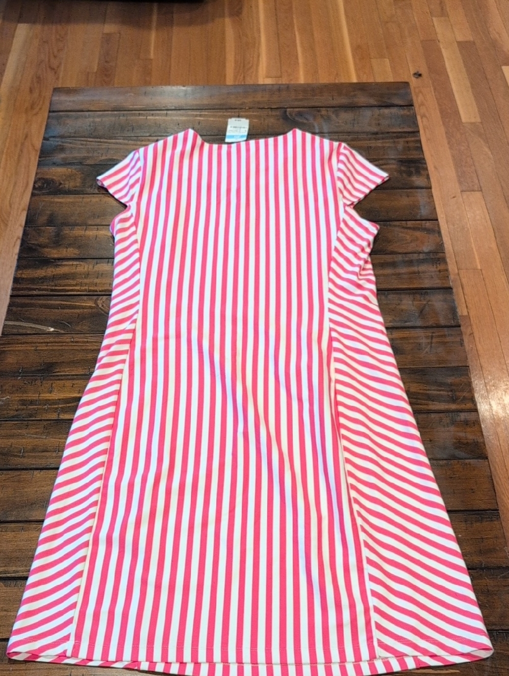 J. McLaughlin Helena Vertical Stripe Dress Catalina Cloth - Picture 6 of 6
